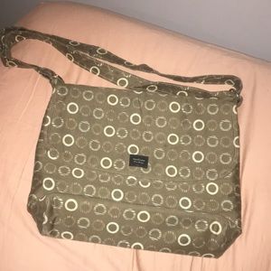 Madison handbag, brownish-green color